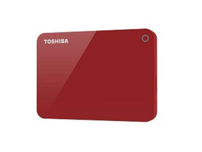 Toshiba Canvio Advance 3000GB Red external hard drive HDTC930ER3CA - Foto 2