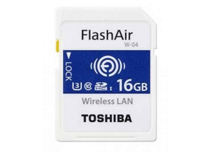 Toshiba FlashAir w-04 sdhc 16GB uhs-i Class 3 thn-NW04W0160E6 - Foto 2