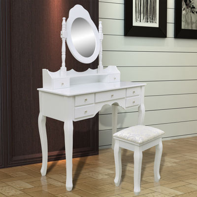 Toucador com espelho e banco 7 gavetas branco XXL - Foto 2