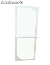 Toucador de Cabeleireiro de estilo clássico com espelho completo TC-08 - branco