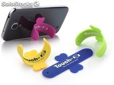 touch-u Silicona populares soporte para teléfono móvil con su logotipo