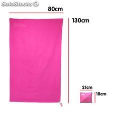 Towel Microfibre - Large Pink MT-006 130cm x 80cm