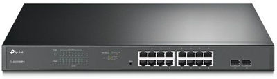 Tp-link Switch jetstream Gigabit 16 ports10/100/1000 Mbps easy smart poe