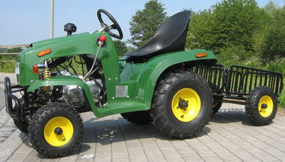Tractor 110cc con remolque y cambio automático + mar - Foto 4