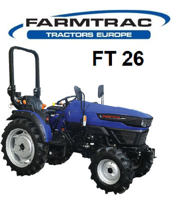 Tractor nuevo: Farmtrac, de 26cv. 4x4, con motor mitsubishi,