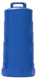 Trafitambo azul 108 cm de alto sin base con 02 reflejantes grado ingeniería - Foto 2
