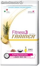 Trainer Fitness3 Puppy&amp;Junior Mini Duck-Rice-Oil 2.00 Kg