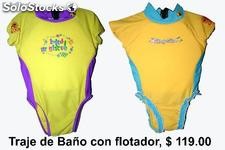 Traje de baño para niña con flotador