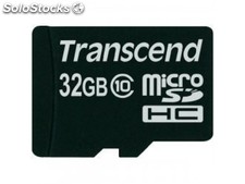 Transcend MicroSD/sdhc Card 32GB Class10 w/o Adap. TS32GUSDC10