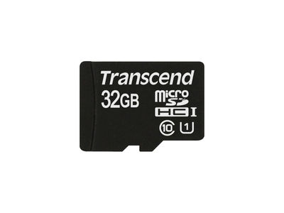 Transcend MicroSD/sdhc Card 32GB UHS1 w/o Adapt. TS32GUSDCU1