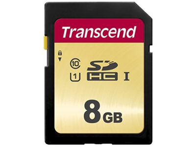 Transcend sd Card 8GB sdhc SDC500S 95/60 mb/s TS8GSDC500S