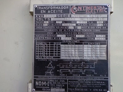 Transformador en aceite marca Continental electric - Foto 2