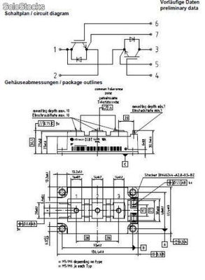 Transistor IGBT 400 ampéres - eupec/Infineon - Foto 3
