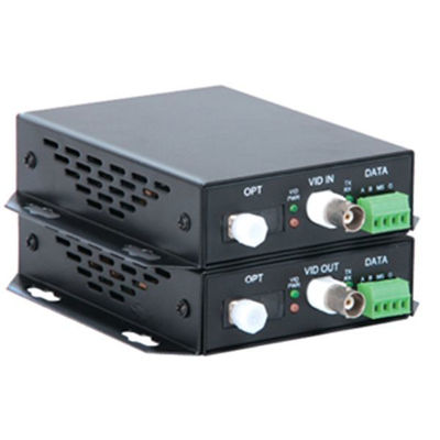 Transmisor y Receptor Fibra Optica 1Cn video RS485