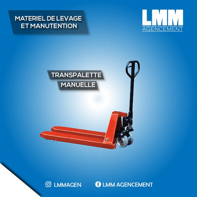 Transpalette manuel 2,5 T 1150 x 525 Pramac - Bricoland Maroc