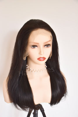 Transparent lace Perruque avec cheveux brésilien lisse - Photo 3