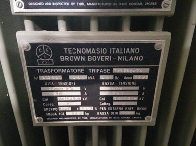 Trasformatore Trifase - Tecnomasio Italiano Brown Boveri - Milano - Foto 4