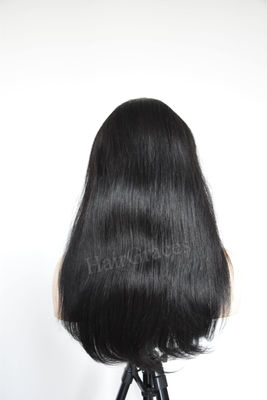 Trasparente lace parrucca con capelli lisci brasiliani - Foto 3