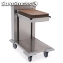 Trays-mod. 9705-stainless steel sheet frame-push handle-1/1 and gn trays