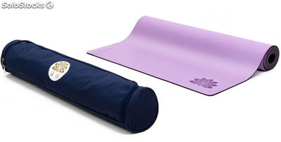 tree natural rubber yoga mat with PU surface 183*68*0.42cm - Foto 2
