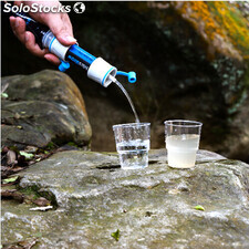 Trekking survival drinking water outdoor three stage filter