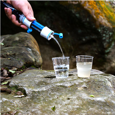 Trekking survival drinking water outdoor three stage filter