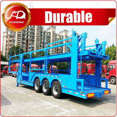 Tri axle vehicle Car Transport Semirremolque para camiones, Carrier Trailer para