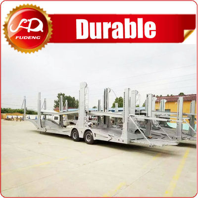 Tri axle vehicle Car Transport Semirremolque para camiones, Carrier Trailer para - Foto 4