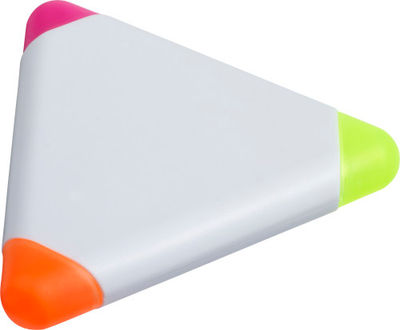 Triángulo de ABS con marcadores de colores
