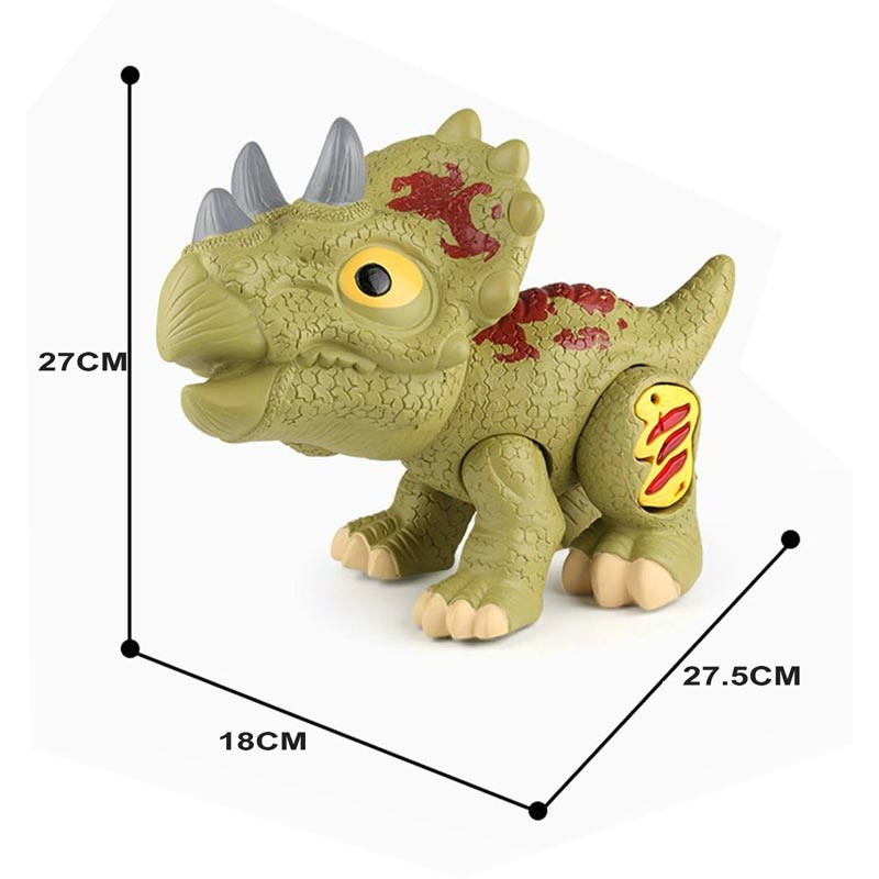Switch & Go Dinos Brutus el triceratops excavadora