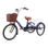 Triciclo para adultos con 2 cestas, 6 velocidades, asiento y manillar ajustable - Foto 5