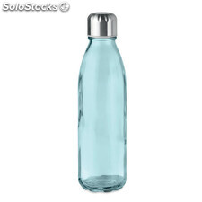 Trinkflasche Glas 650 ml transparent blau MIMO9800-23