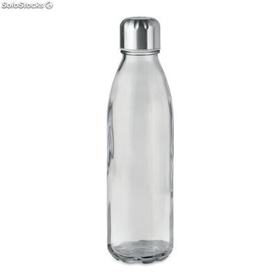 Trinkflasche Glas 650 ml transparent grau MIMO9800-27