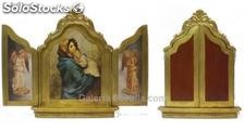 Tríptico puertas - m01 | retablos - trípticos en madera