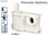 Triturador para wc Jimten Ciclon fit blanco 75501 para dos aparatos sanitarios - 1