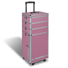 Trolley Maquillage Beauté Valise Cosmétique Coiffure 5en1