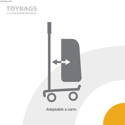 Trolley Negro Toybags Carro 360º Multidireccional 4 Ruedas. Carro 360º - Foto 5