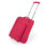 Trolley ou valise DUNANT pliable en polyester 300D. Disponible en 4 couleurs. - Photo 2