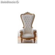 trône baroque doré modèle princesse h180 cm