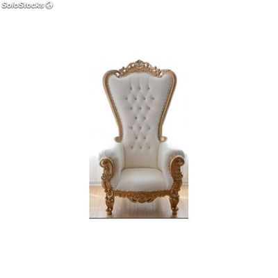 trône baroque doré modèle princesse h180 cm