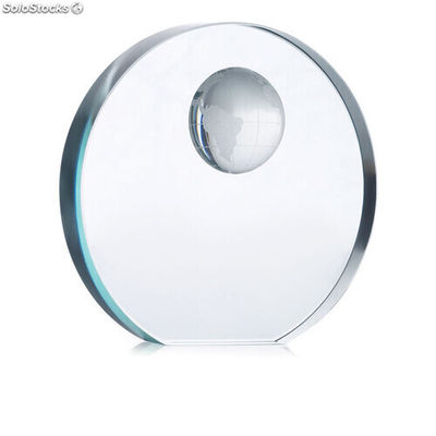 Trophée globe en verre transparent MIMO7183-22