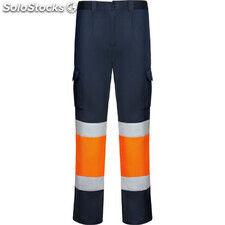 Trousers daily stretch hv s/46 navy blue/fluor orange ROHV93125955223 - Photo 5
