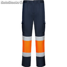 Trousers daily stretch hv s/50 navy blue/fluor orange ROHV93126155223