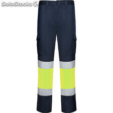 Trousers daily stretch hv s/50 navy blue/fluor orange ROHV93126155223 - Photo 4