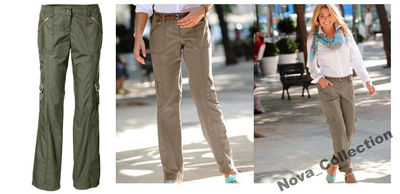 Trousers for women. Material and jeans- package - Zdjęcie 3