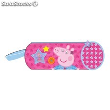 Trousse Scolaire Tube peppa pig - Stars
