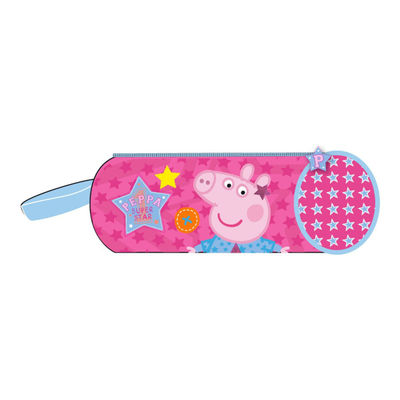 Trousse Scolaire Tube peppa pig - Stars