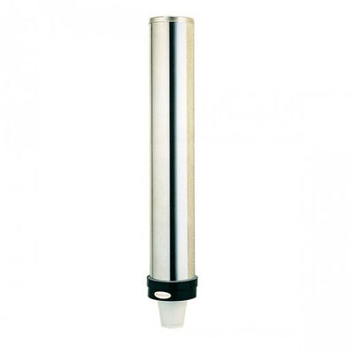 Tube distributeur gobelets 100 - 740 ml 11x61,5 cm chrome inox