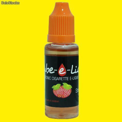 Tube-e-Liquid 10ml- Sabor Fresa - Eliquid 18mg nicotina cigarrillo electrónico