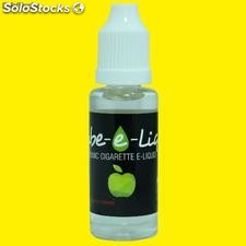 Tube-e-Liquid 20ml- Sabor Manzana- Eliquid 0mg nicotina cigarrillo electrónico